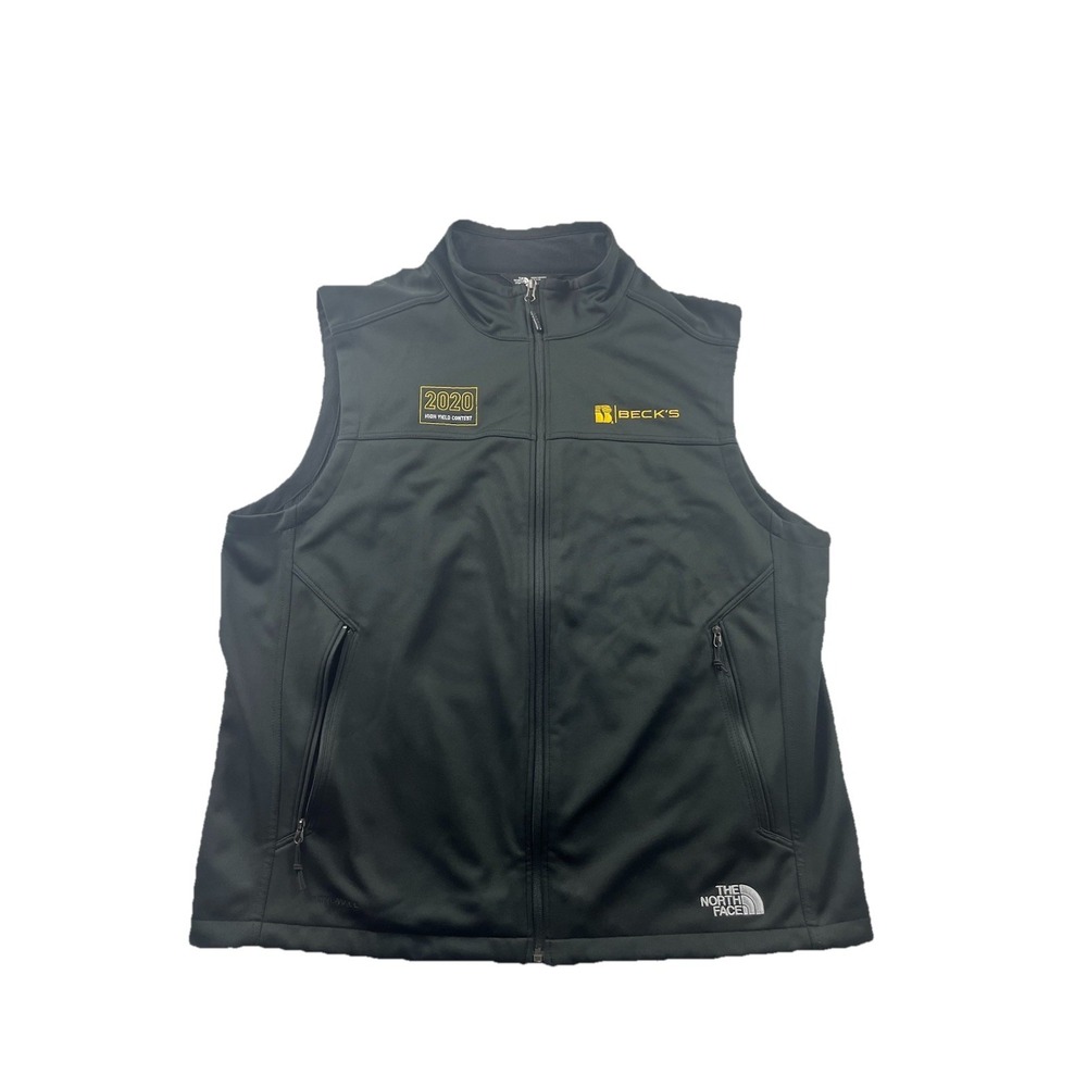 The North Face WindWall Vest Mens XL Black Softshell Full Zip NF0A3LGZ